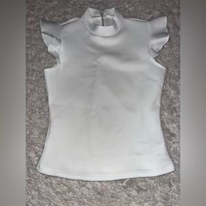 white top… white shirt